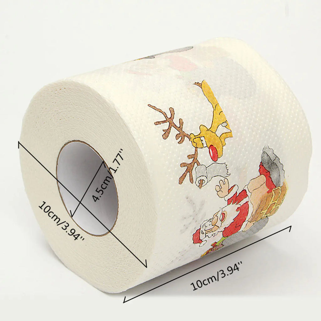 Festive Holiday Bathroom Tissue