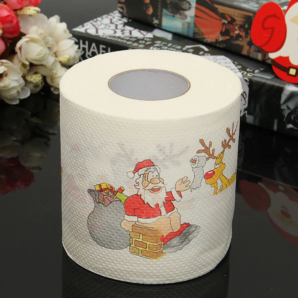 Festive Holiday Bathroom Tissue