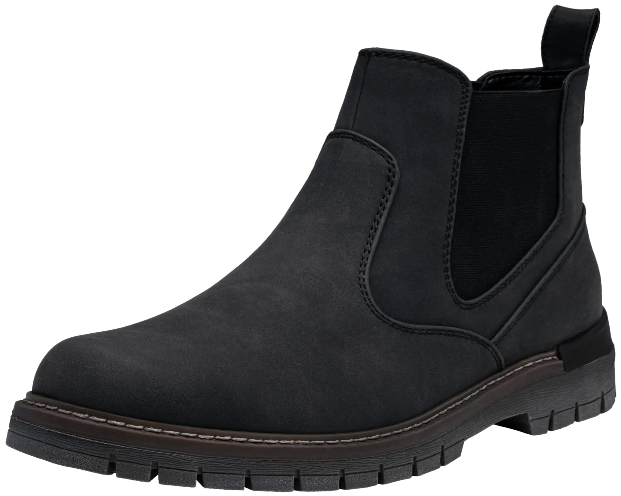 Men’s Black Nubuck Chelsea Boots