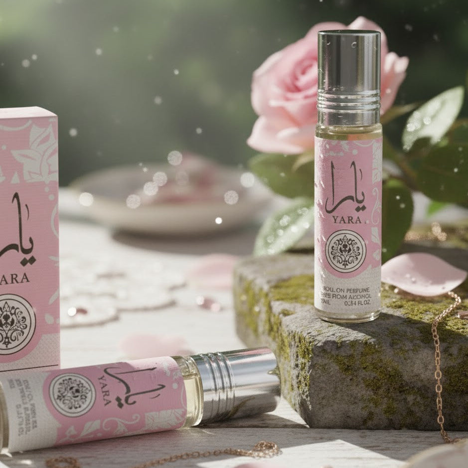 Yara Perfume Roller for Women 0.34 Ounce