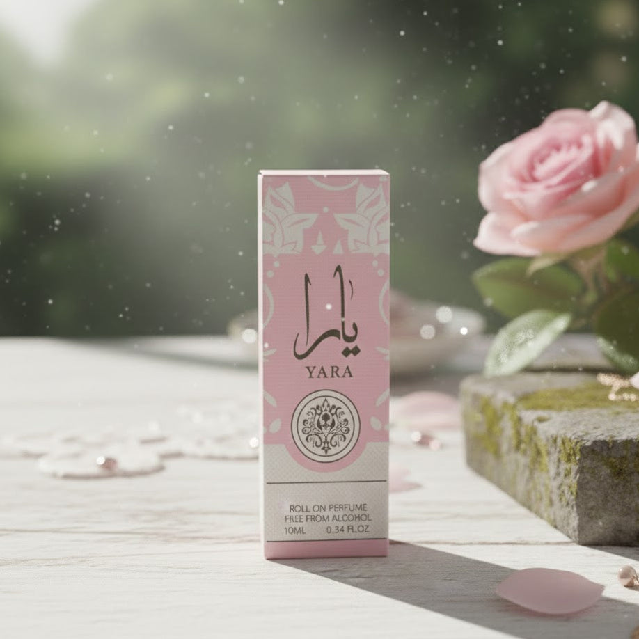 Yara Perfume Roller for Women 0.34 Ounce